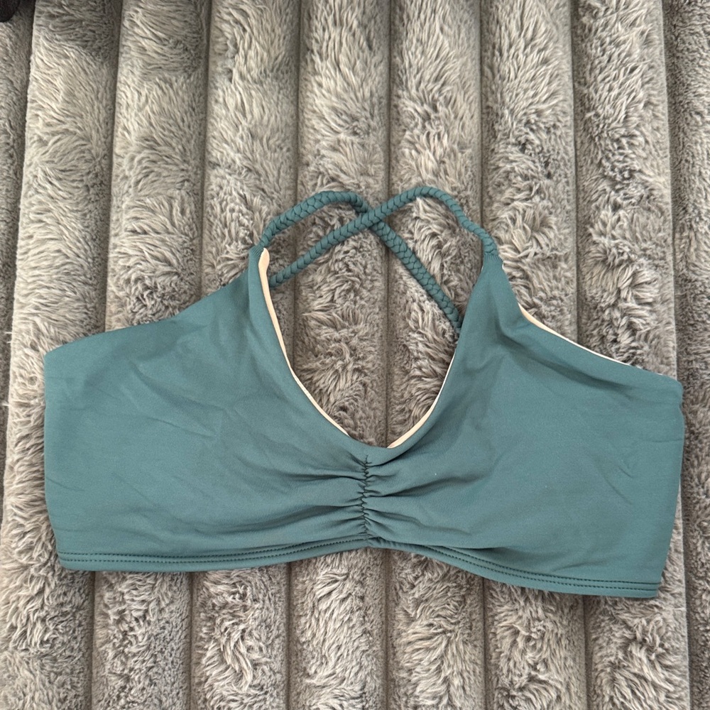 Midori Teal Braided Strap Bandeau